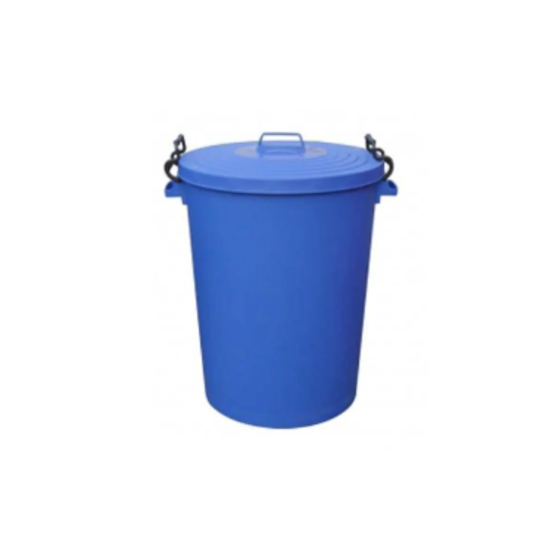 110L Clip Bin with Lid Blue x Case of 1