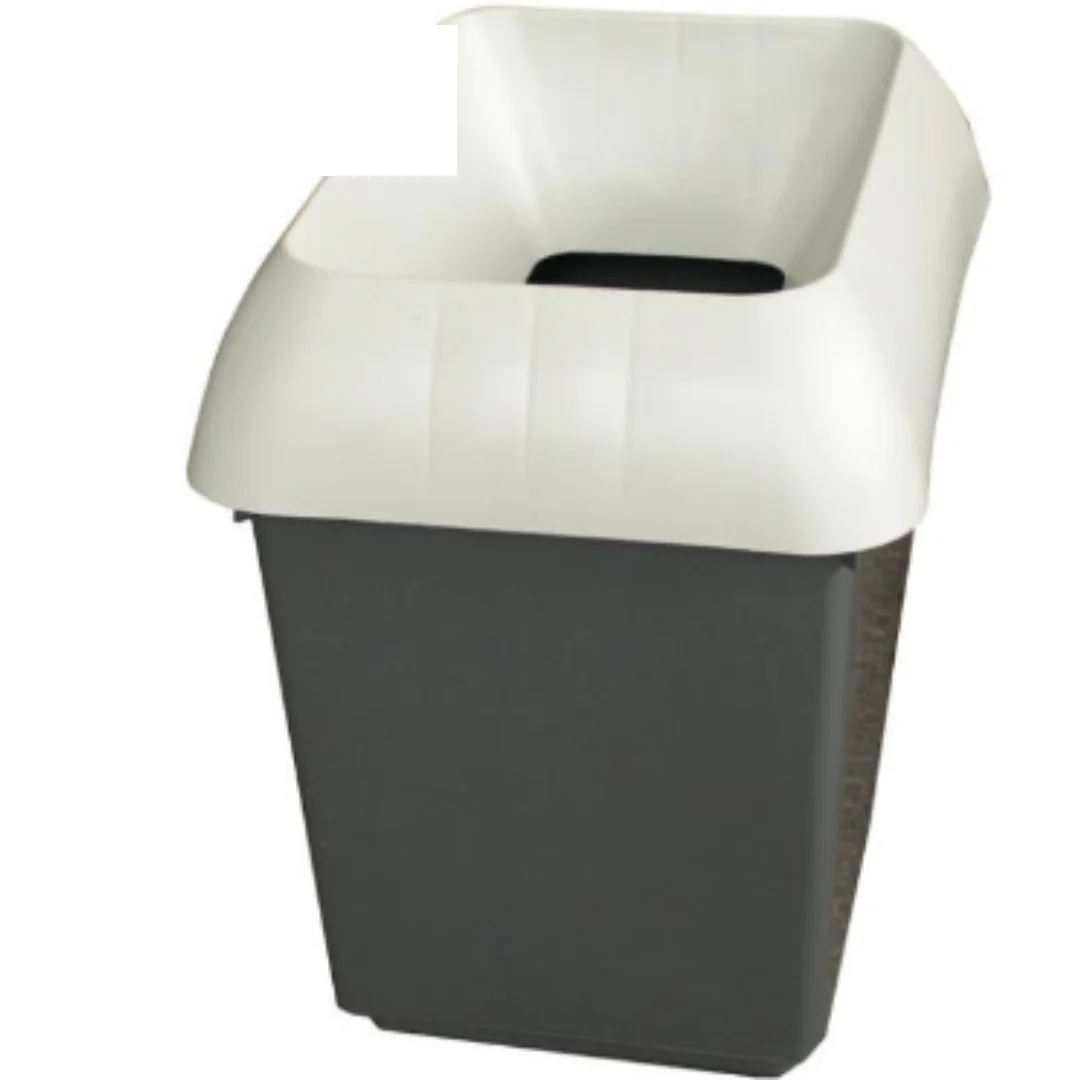 30L Recycling Bin with Light Grey Lid & Other Recycling Logo x Case of 1