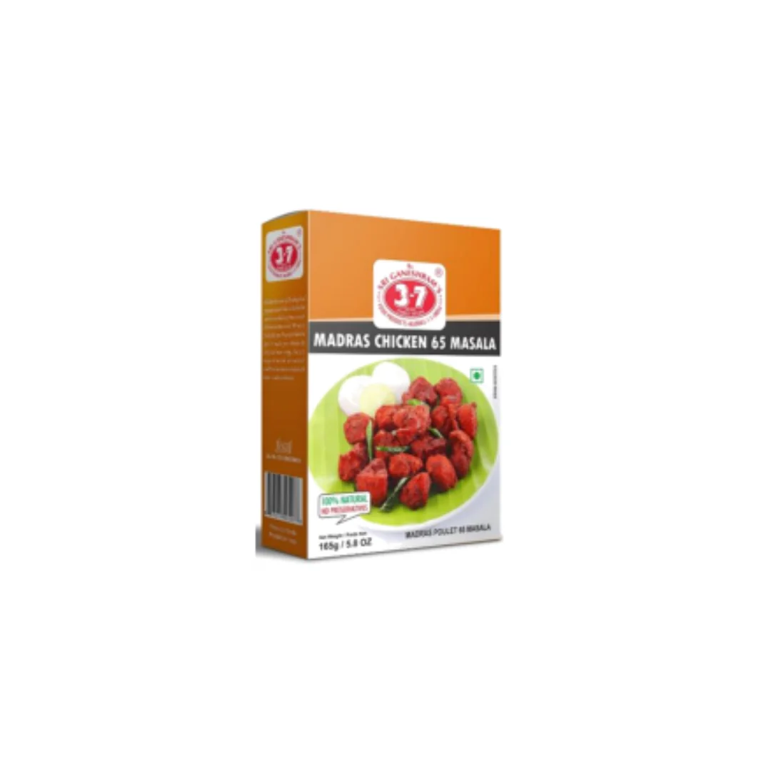 3-7 Madras Chicken 65 Masala 165g x 6 pack