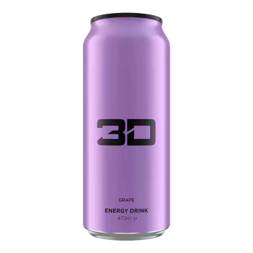 3D Energy Purple Grape 473ml