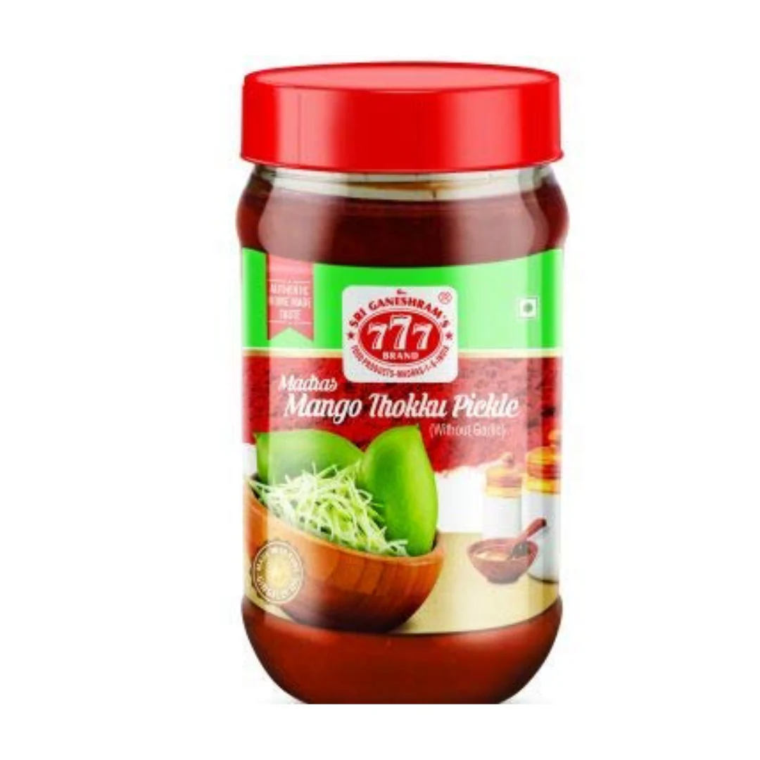 777 Madras Mango Thokku Pickle 300gr x 6 pack