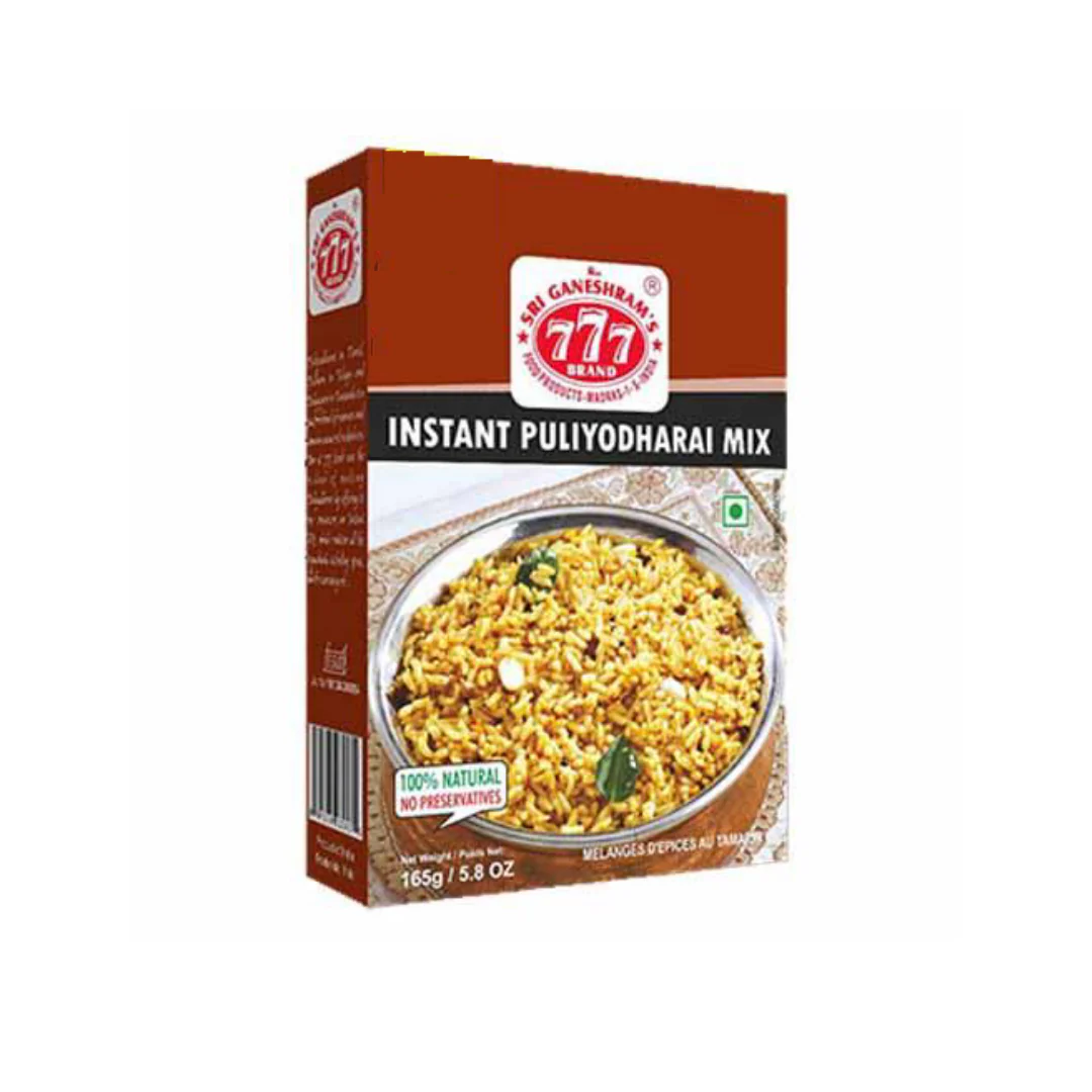 777 Instant Puliyodharai Mix 165gr x 6 pack