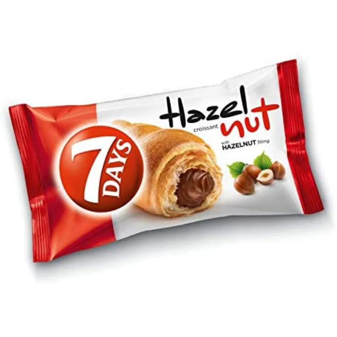 7 Days Croissant with Hazelnut Filling 60gr