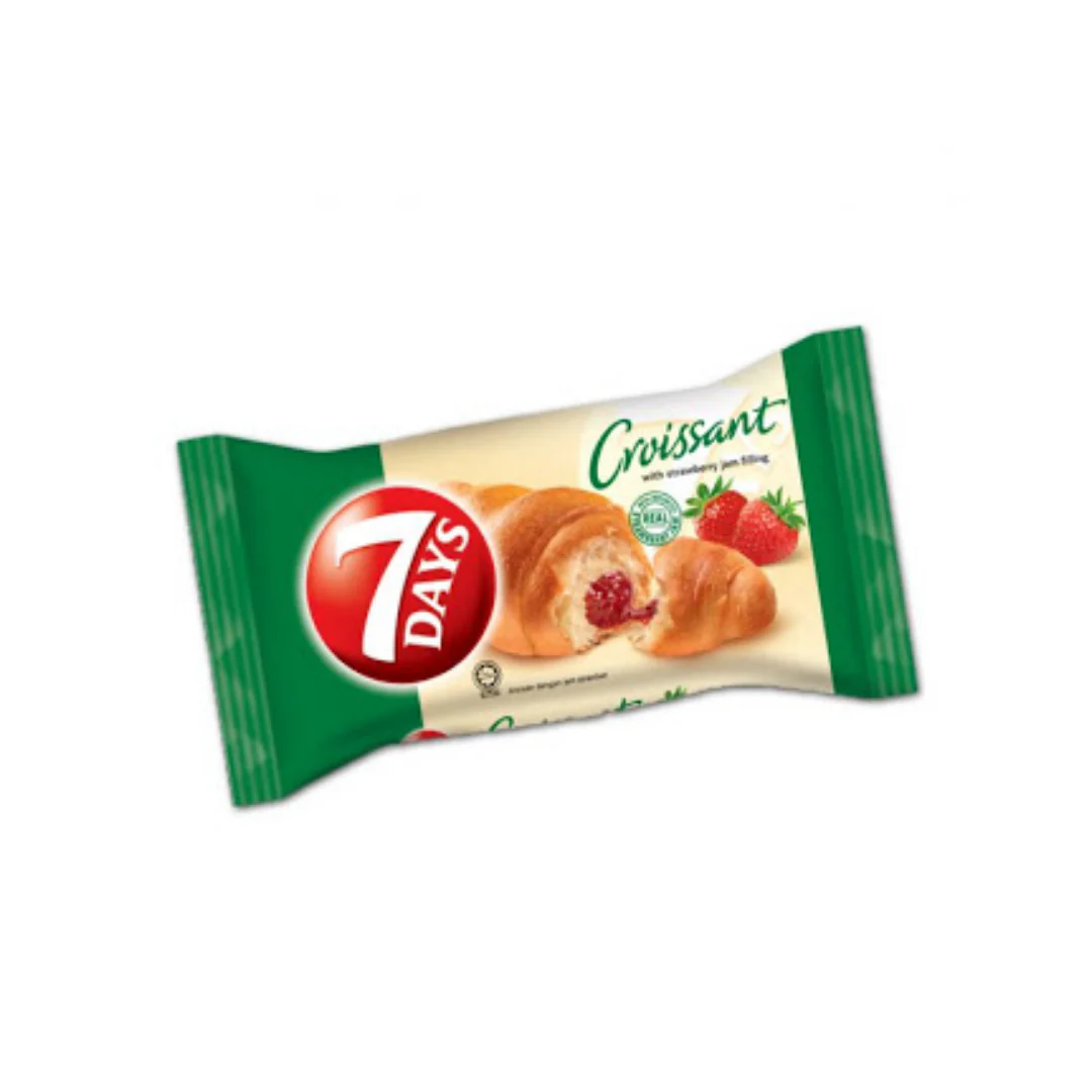 7 Days Croissant with Strawberry Jam Filling 60gr
