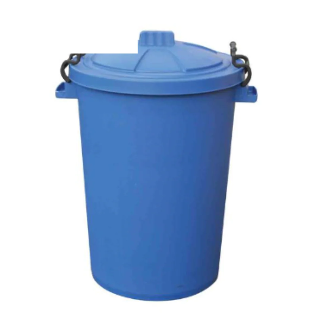 85L Clip Bin with Lid Blue x Case of 1