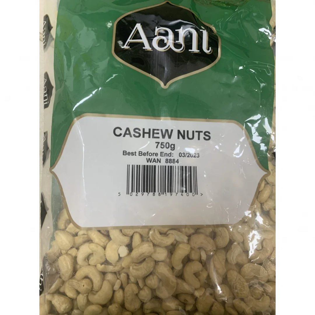 Aani Cashew Nuts 6 x 750g