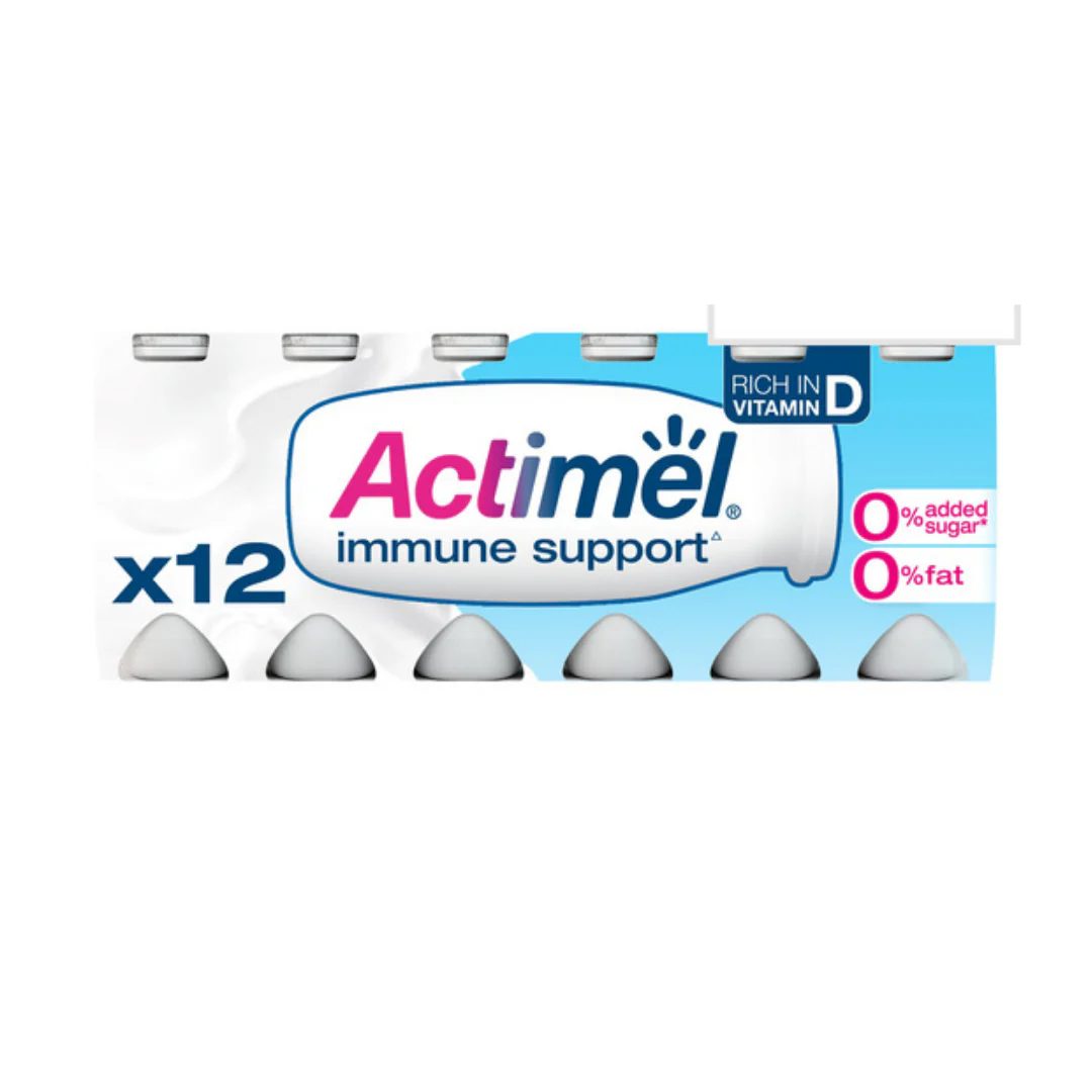 Danone Actimel Fat Free Original Drink 12X100g