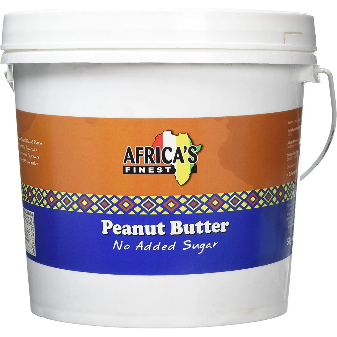 Africa’s Finest Peanut Butter No Added Sugar 4 x 5kg