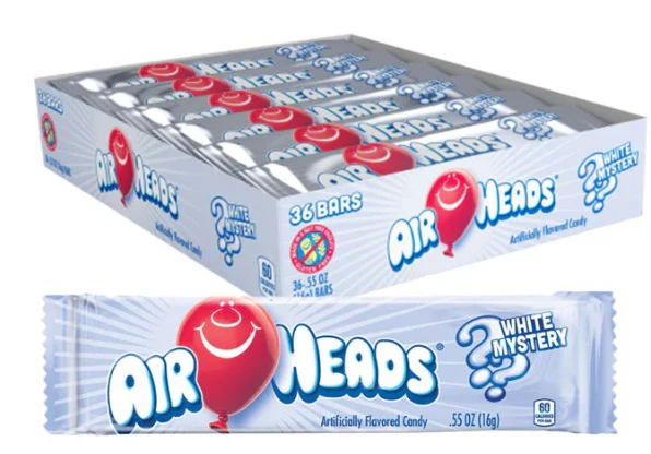 36x Us-Airheads White Mystery Candy