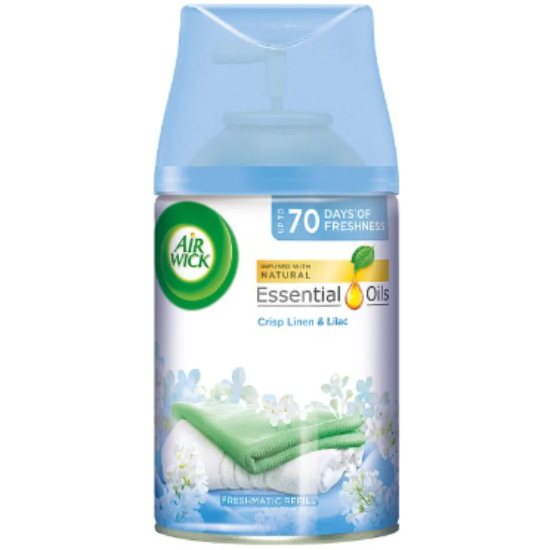 Air Wick Freshmatic Refill Crisp Linen & Lilac 250ml x Case of 4
