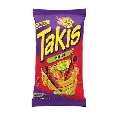 16x American Takis Nitro Habanero&Lime Tortilla Chips