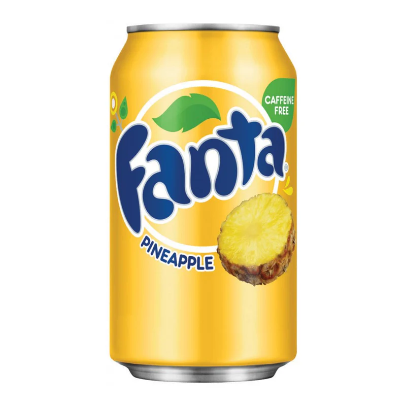 12x American Fanta Pineapple 355ml