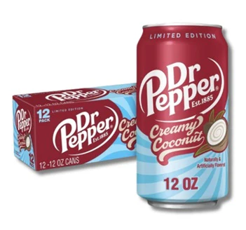12x American Dr. Pepper Creamy Coconut 355ml
