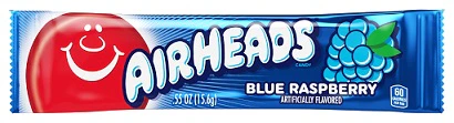 36x American Airheads Blue Raspberry 15.6gr