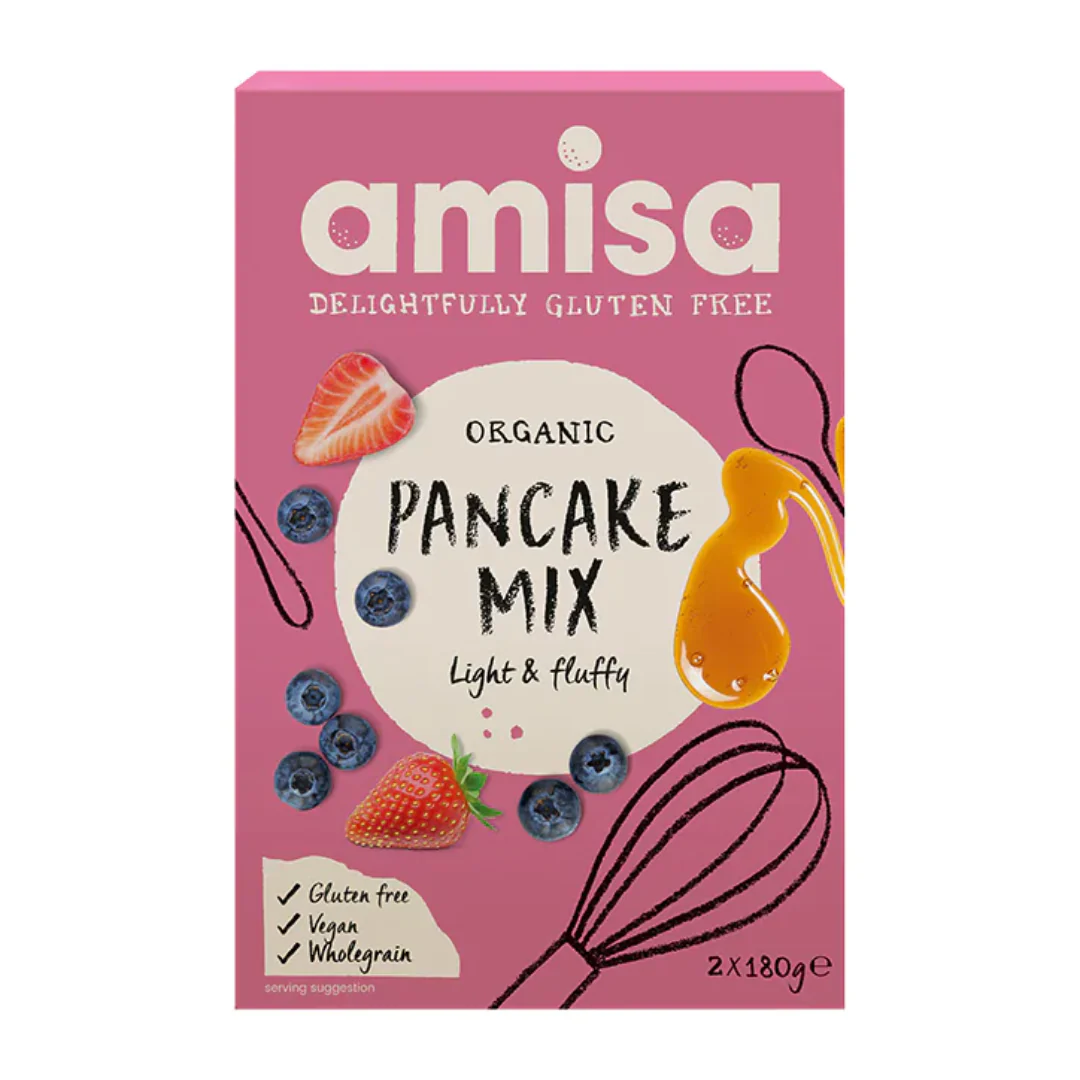 Amisa Organic Gluten Free Pancake Mix 360g