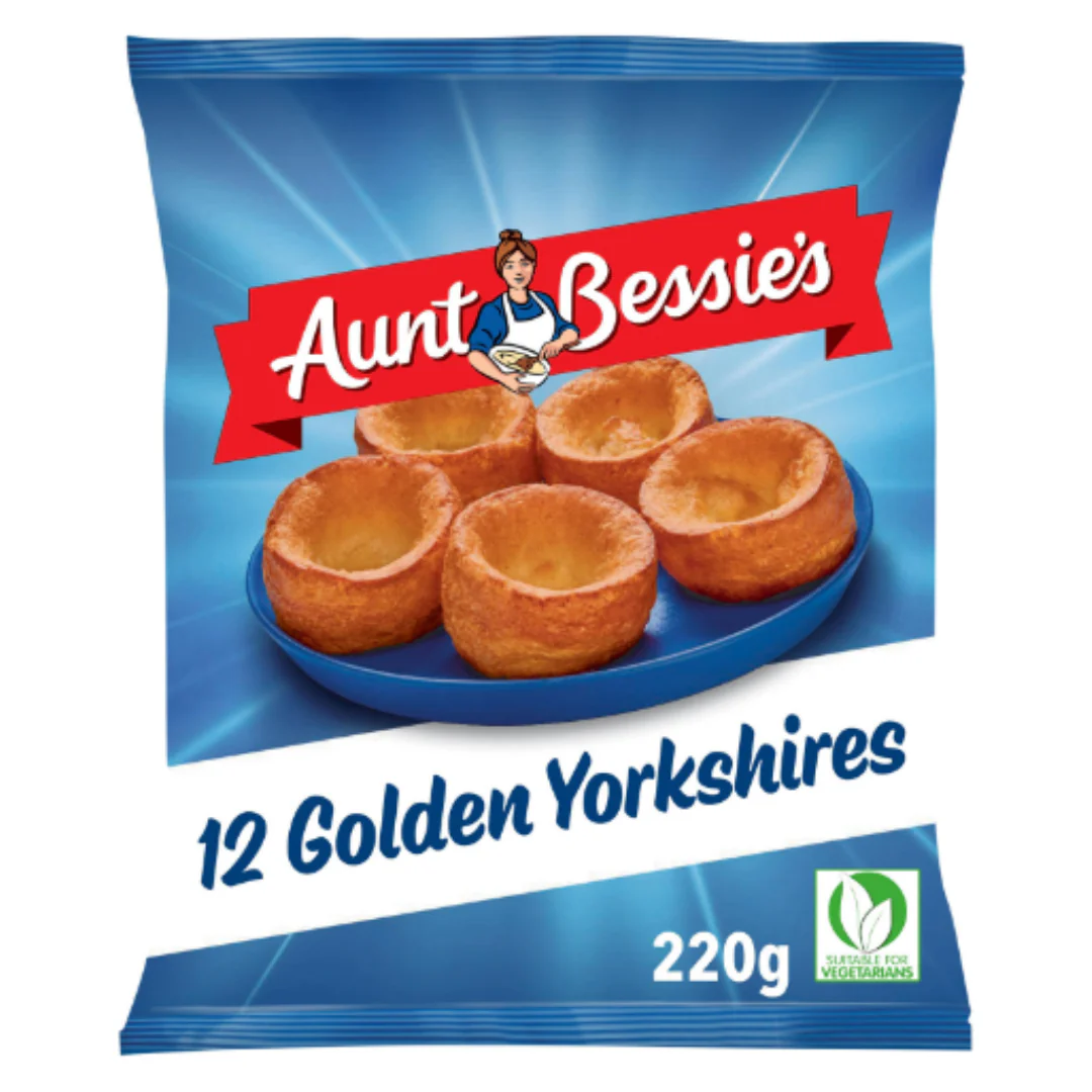 Aunt Bessie's 12 Golden Yorkshires 220g x 12 Packs