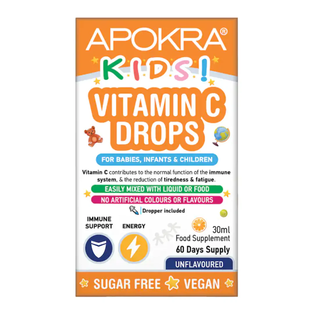 APOKRA Kids Vegan Vitamin C Drops 30ml