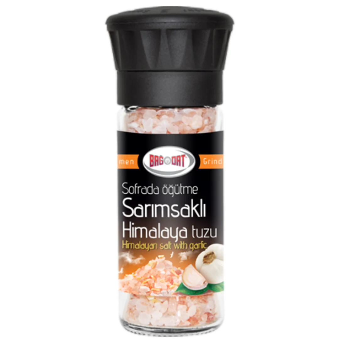 Bagdat Garlic Himalaya Salt Jar 110gr