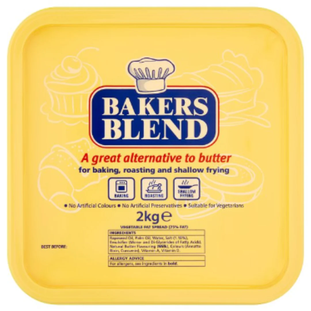 Bakers Blend Vegetable Fat Spread 2kg x 1