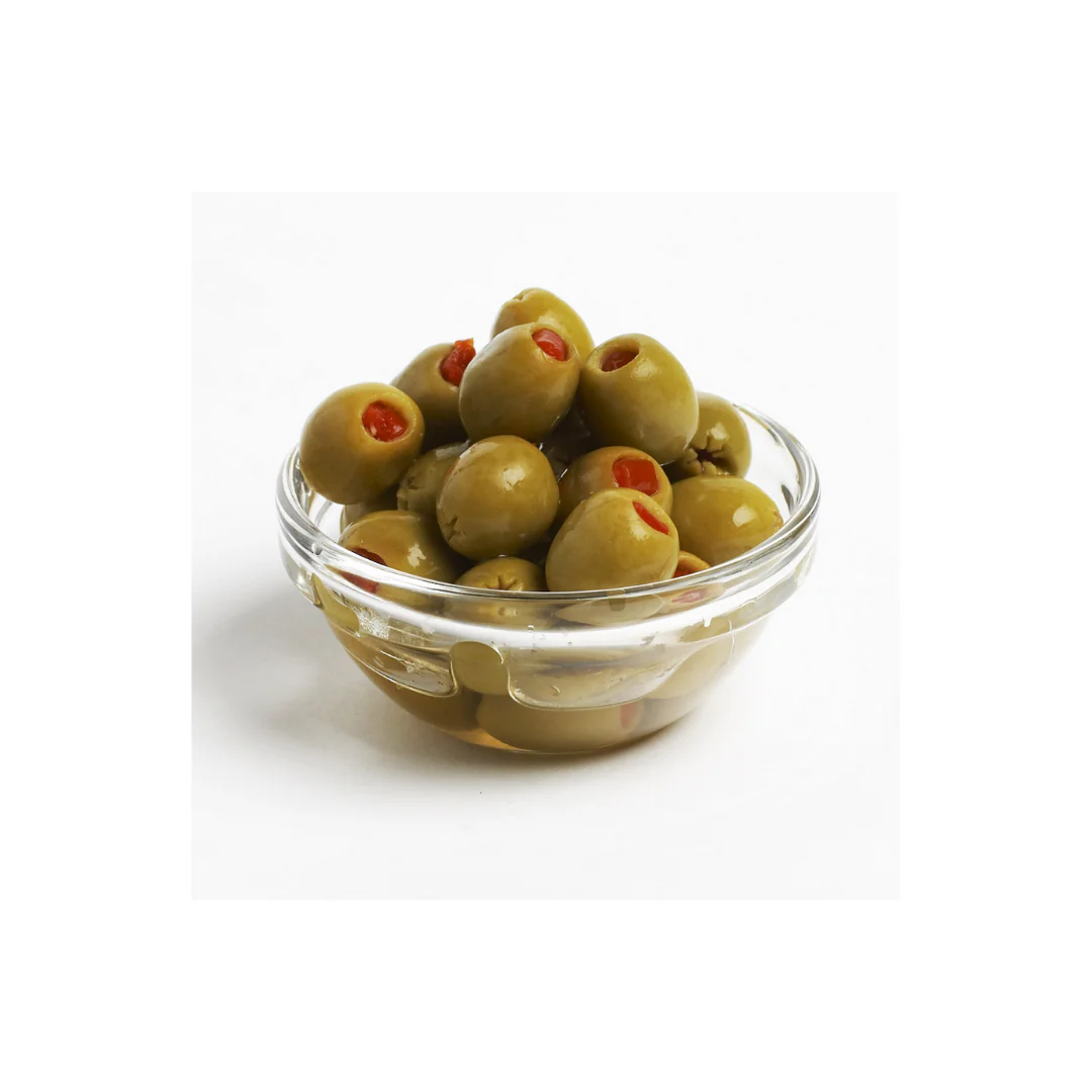 BALI Green Olives Stuffed with Pimento Pepper 485g x 6 pack