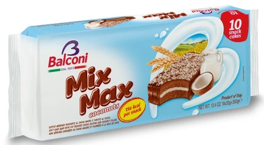 15x Balconi Mix Max Coconut Cake 350g