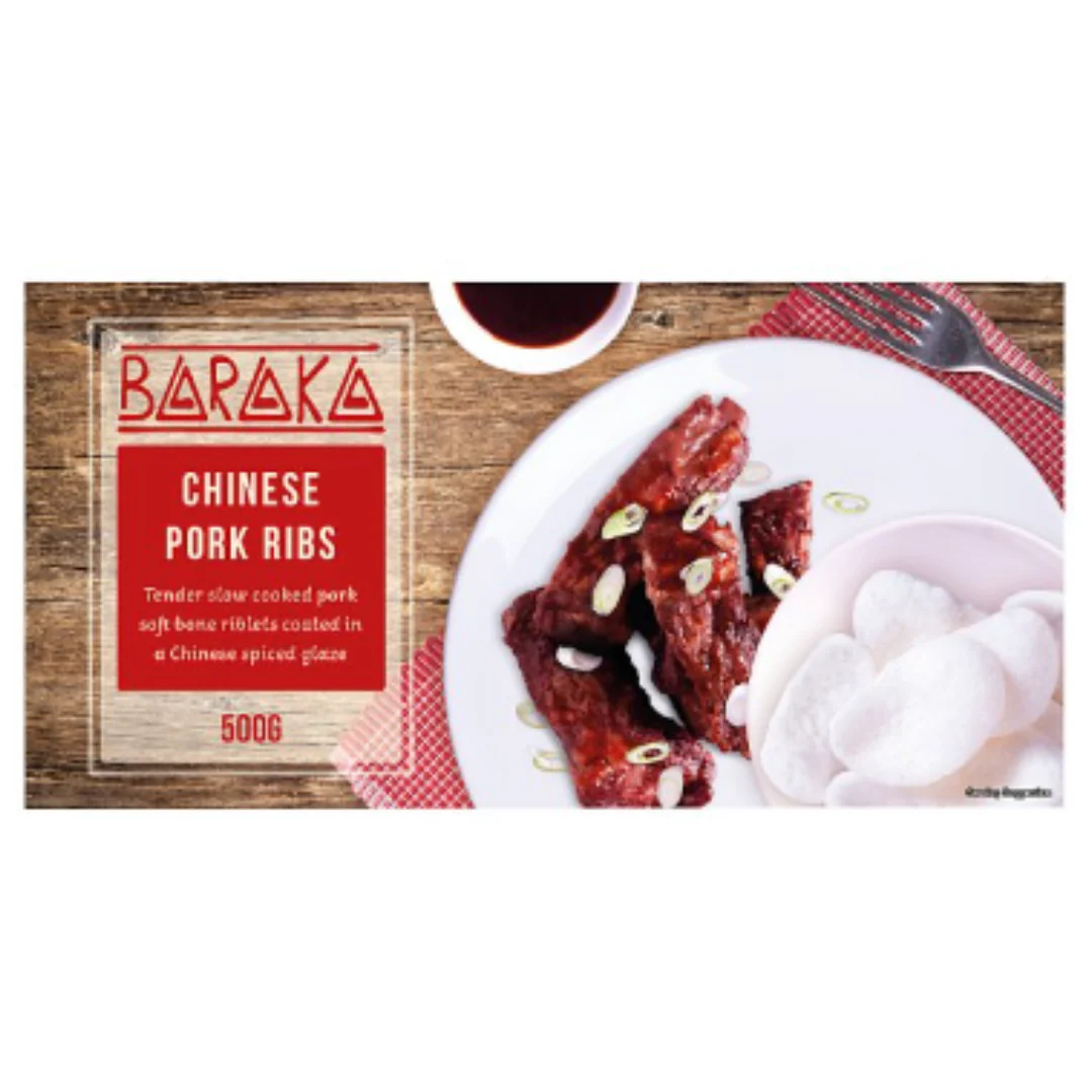 Baraka Chinese Pork Ribs 500g x 1 Pack