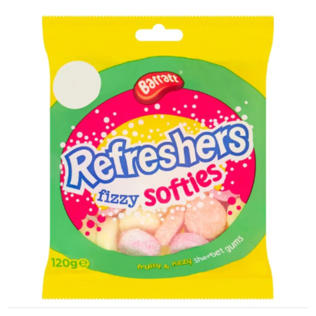 Barratt Refreshers Softies 120g x Case of 12