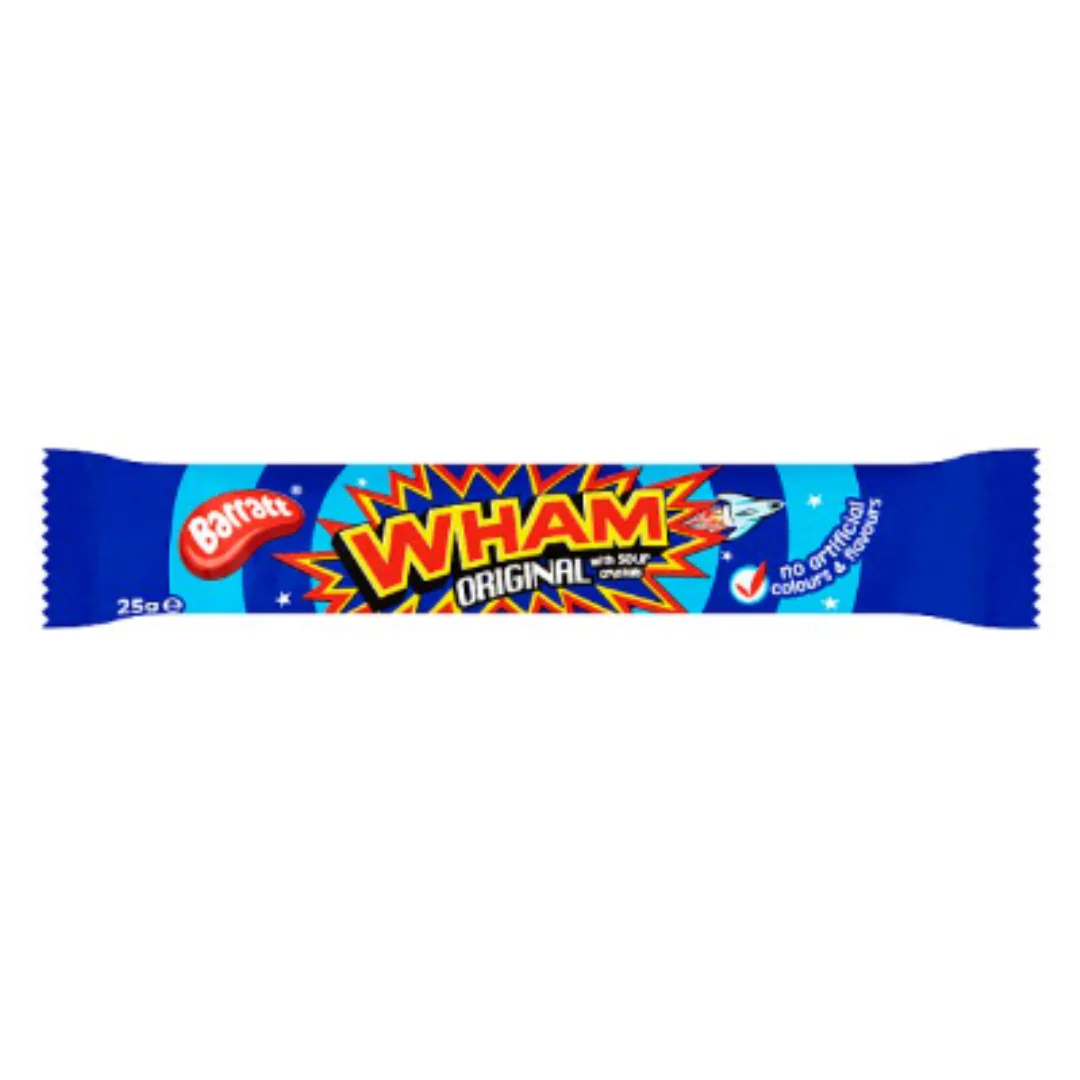 Barratt Wham Original with Sour Crystals 25g x Case of 300