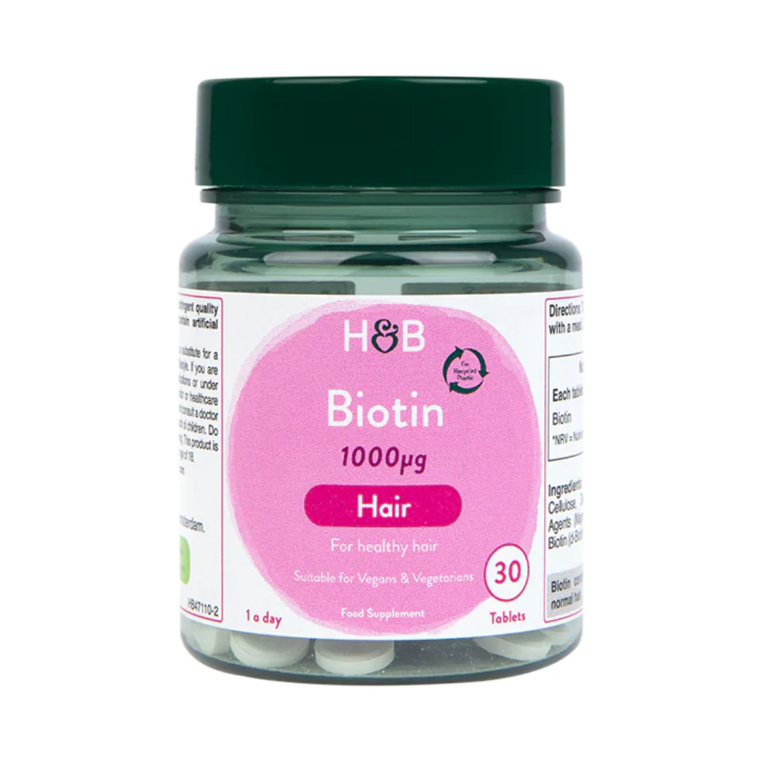 Holland & Barrett Biotin 1000ug 30 Tablets