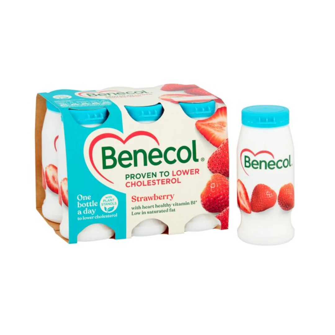 Benecol Strawberry Yogurt Drink 6X67.5G