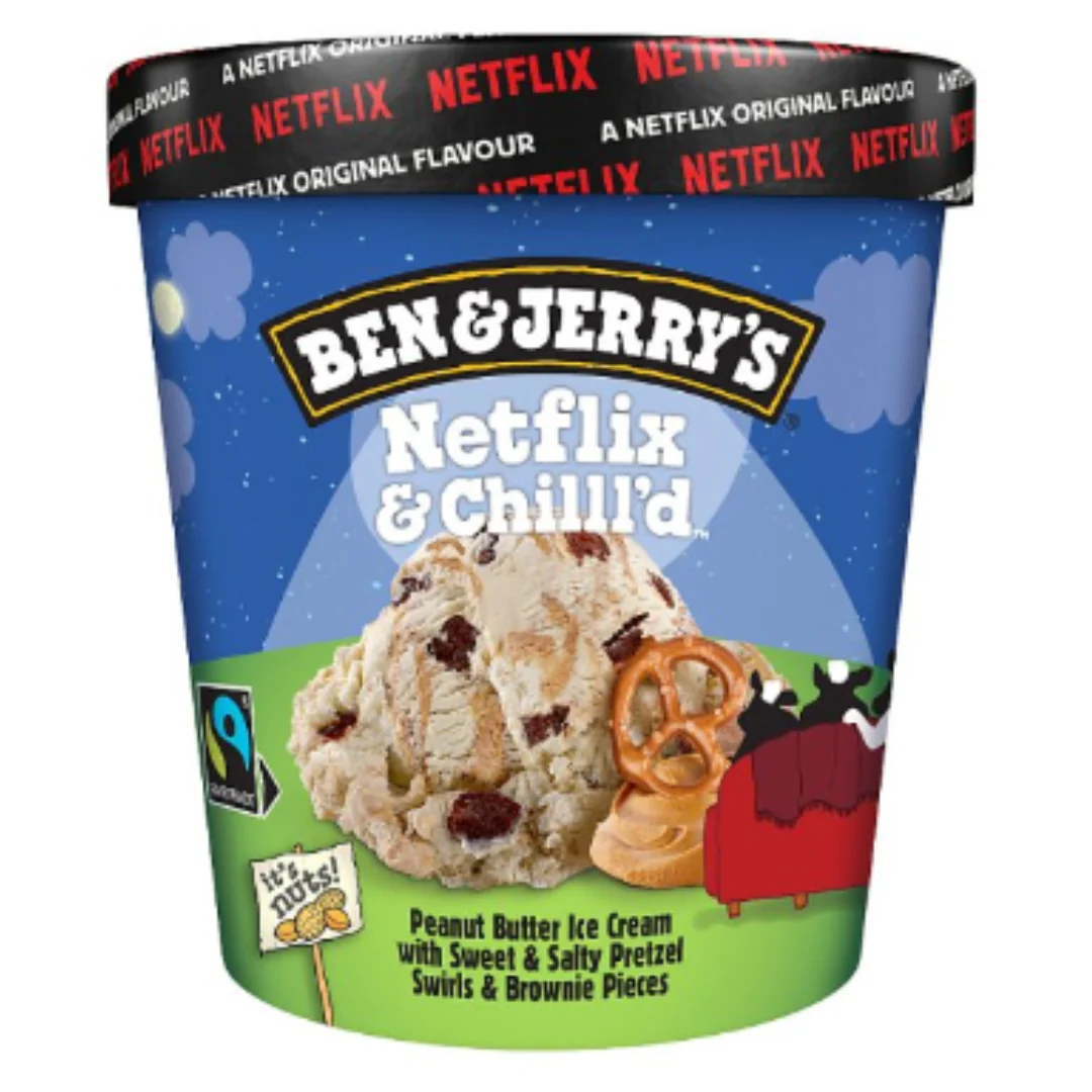 Ben & Jerry's Ice Cream Netflix & Chilll'd 465 ml x 1 Pack