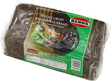 Benus Whole Rye Wholemeal Bread 500gr
