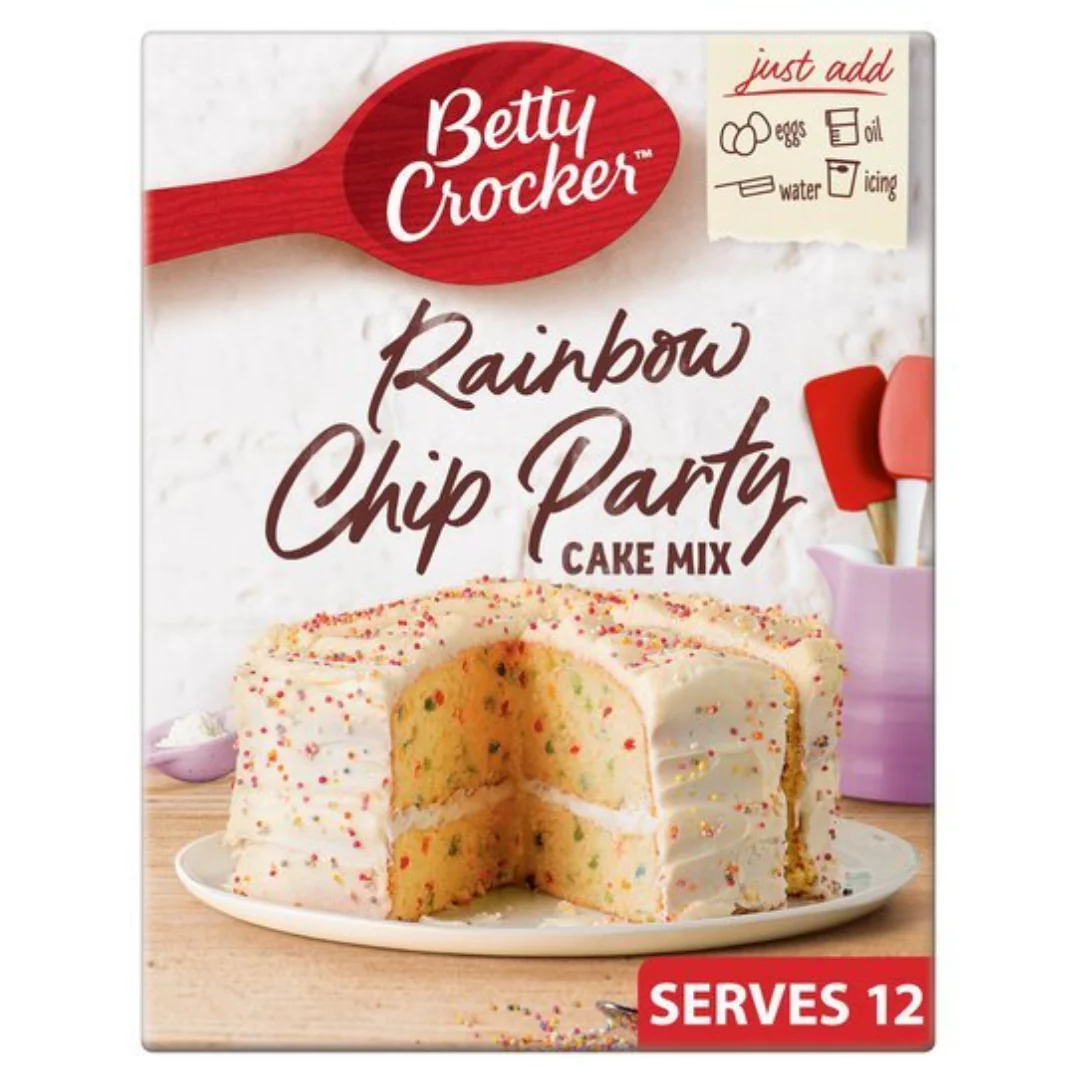 Betty Crocker Party Rainbow Cake Mix 425gr