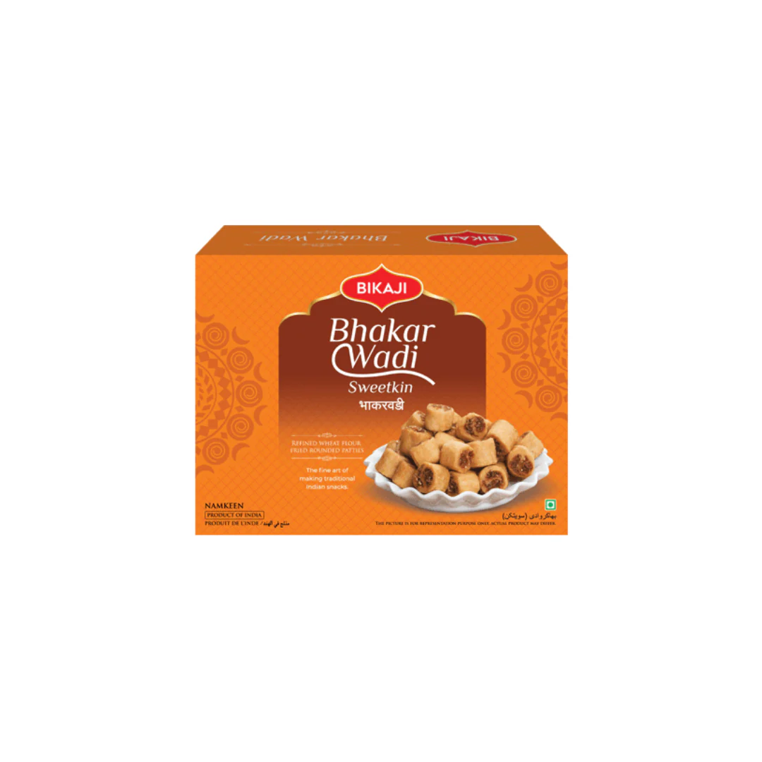 BIKAJI Bhakar Wadi (Sweetkin) 400g x 6 pack