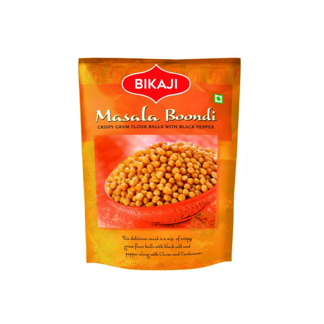 BIKAJI BOONDI MASALA 180gr x 6 pack