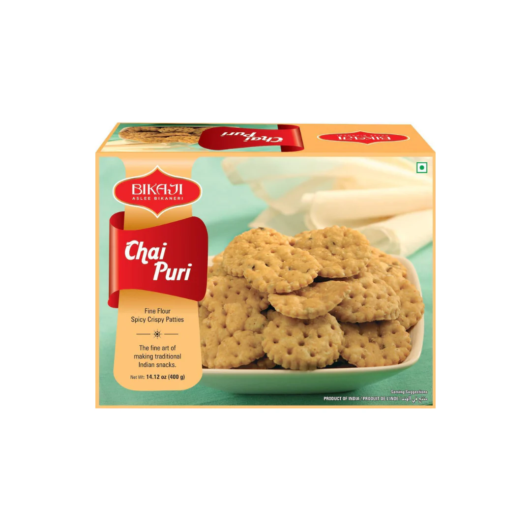 BIKAJI Chai Puri 400g x 6 pack