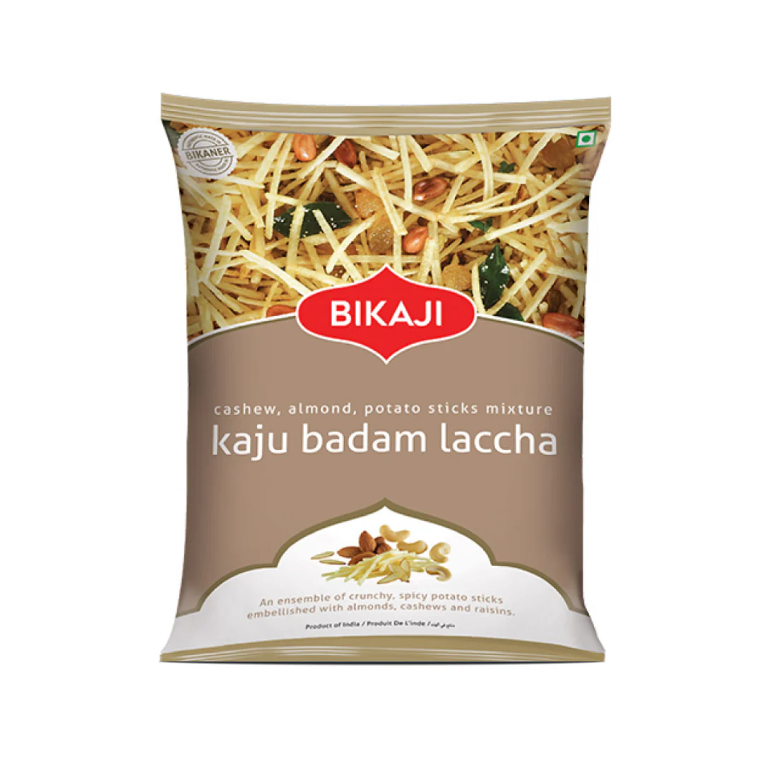 BIKAJI KAJU BADAM LACCHA 180gr x 6 pack