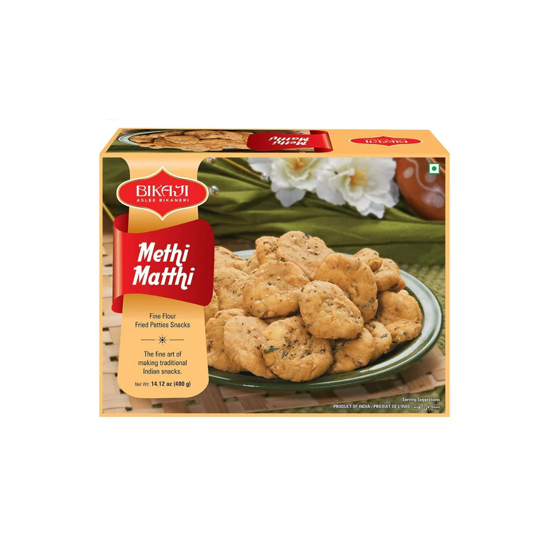 BIKAJI Methi Mathi 400g x 6 pack