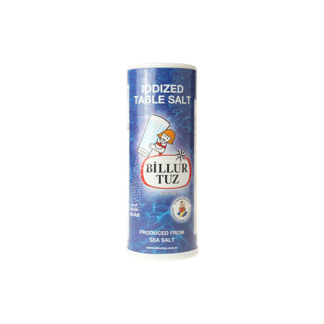 Billur Iodized Salt (Iyotlu Tuz/in Carton) 500gr