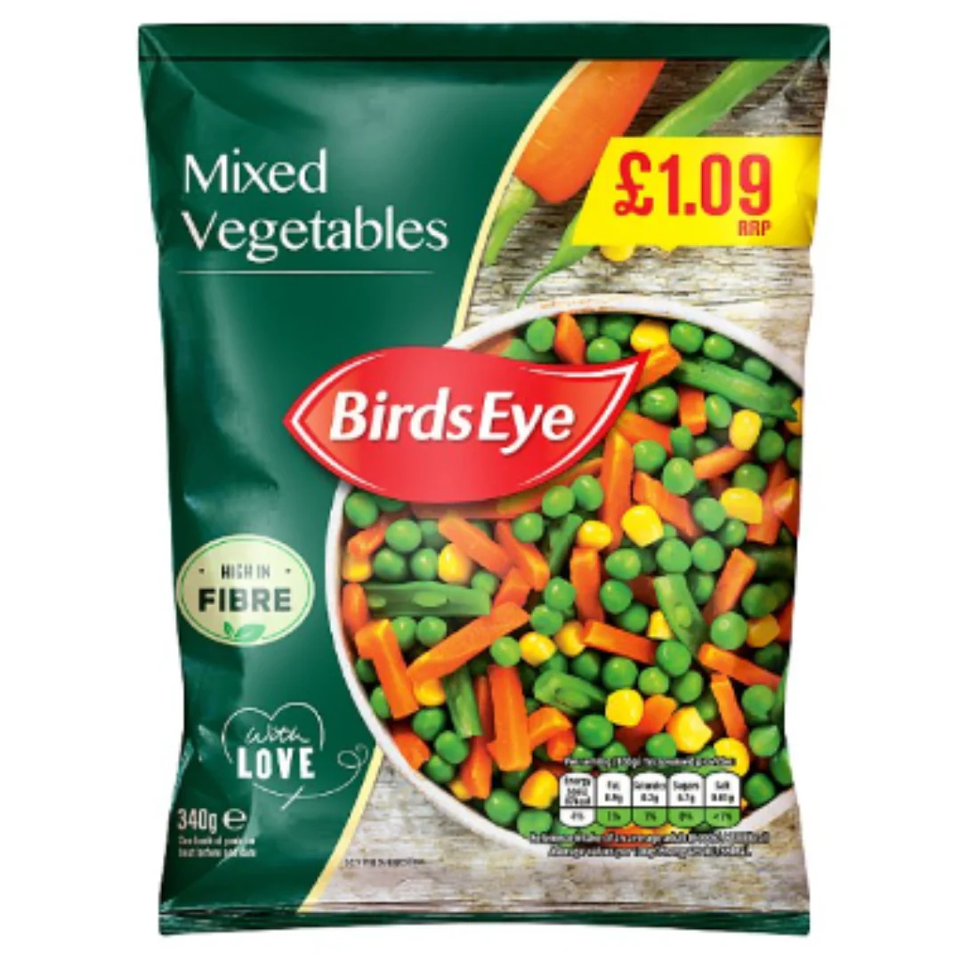 Birds Eye Mixed Vegetables 340g x 16 Packs