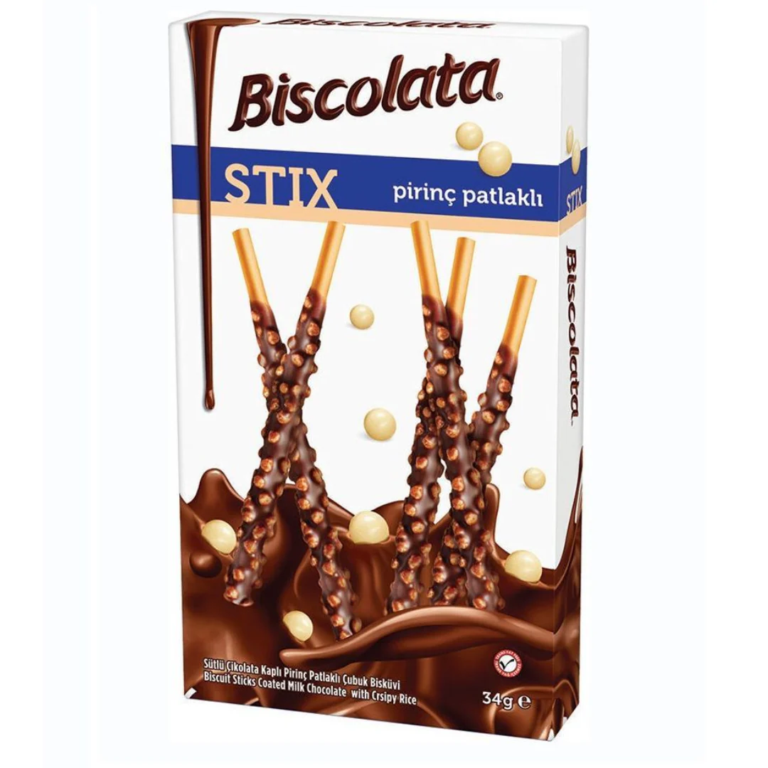 Biscolata Stix Rice 34gr