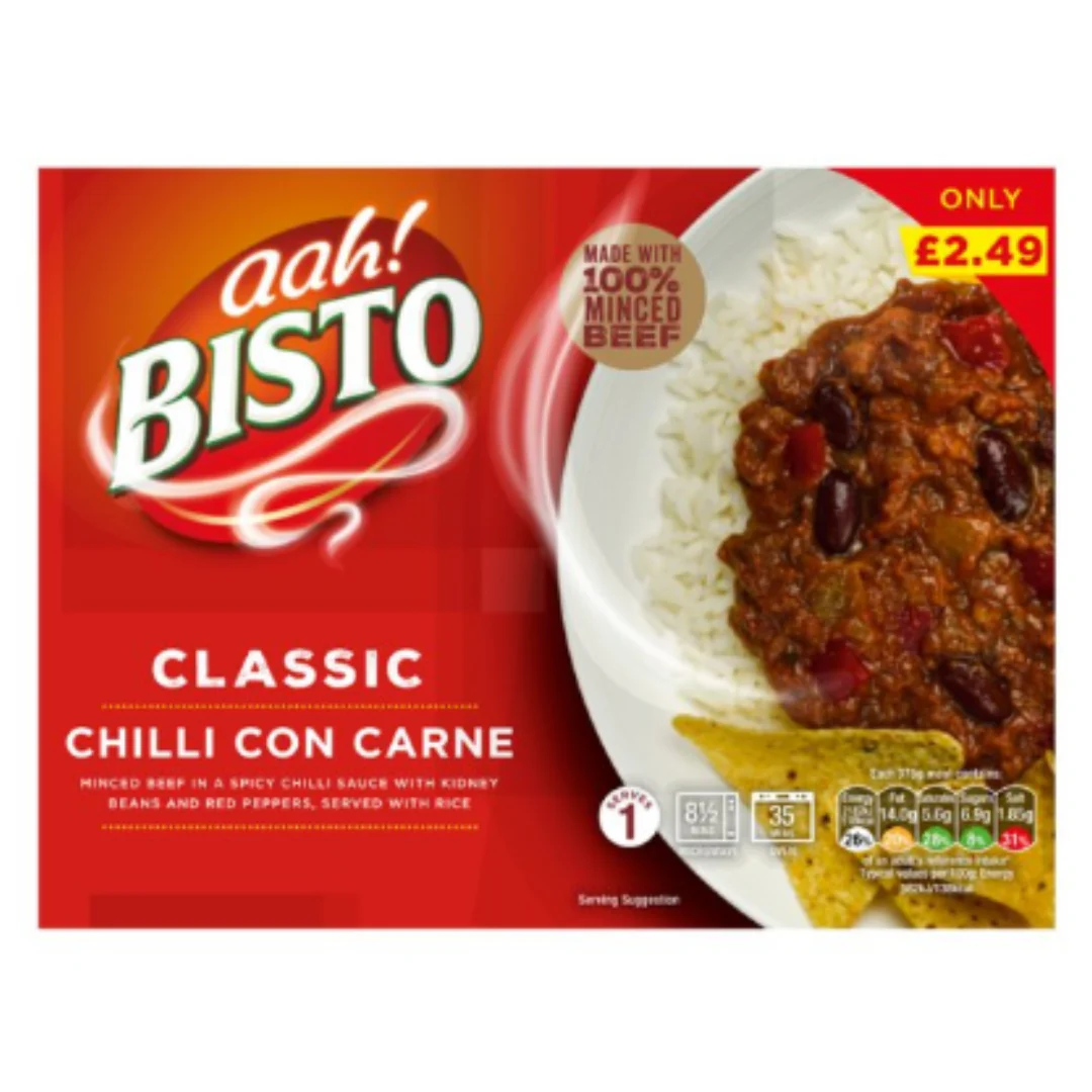 Bisto Classic Chilli Con Carne 375g x 6 Packs