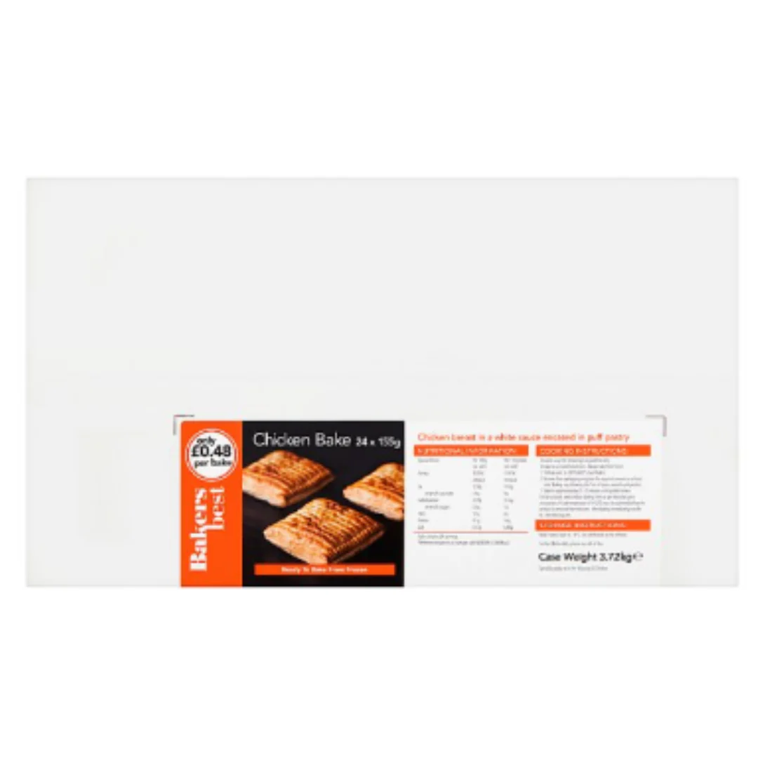 Bakers Best Chicken Bake 24 x 155g