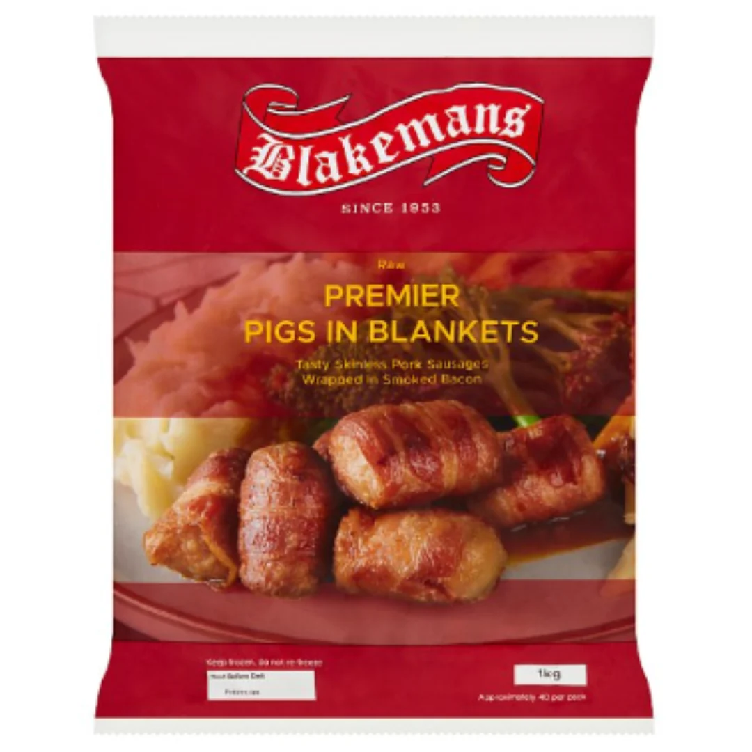 Blakemans Raw Premier Pigs in Blankets 1kg x 10 Packs