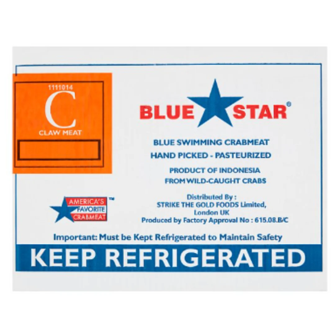 BLUE STAR Claw Crab Meat 396.9g x 1 Pack