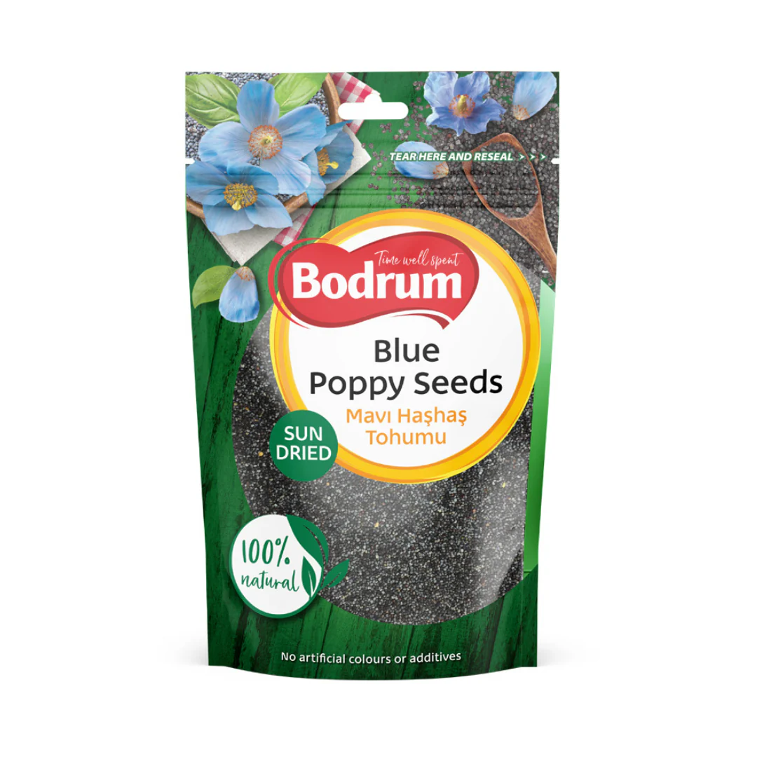 Bodrum Blue Poppy Seeds (Mavi Hashas Tohumu) 100gr
