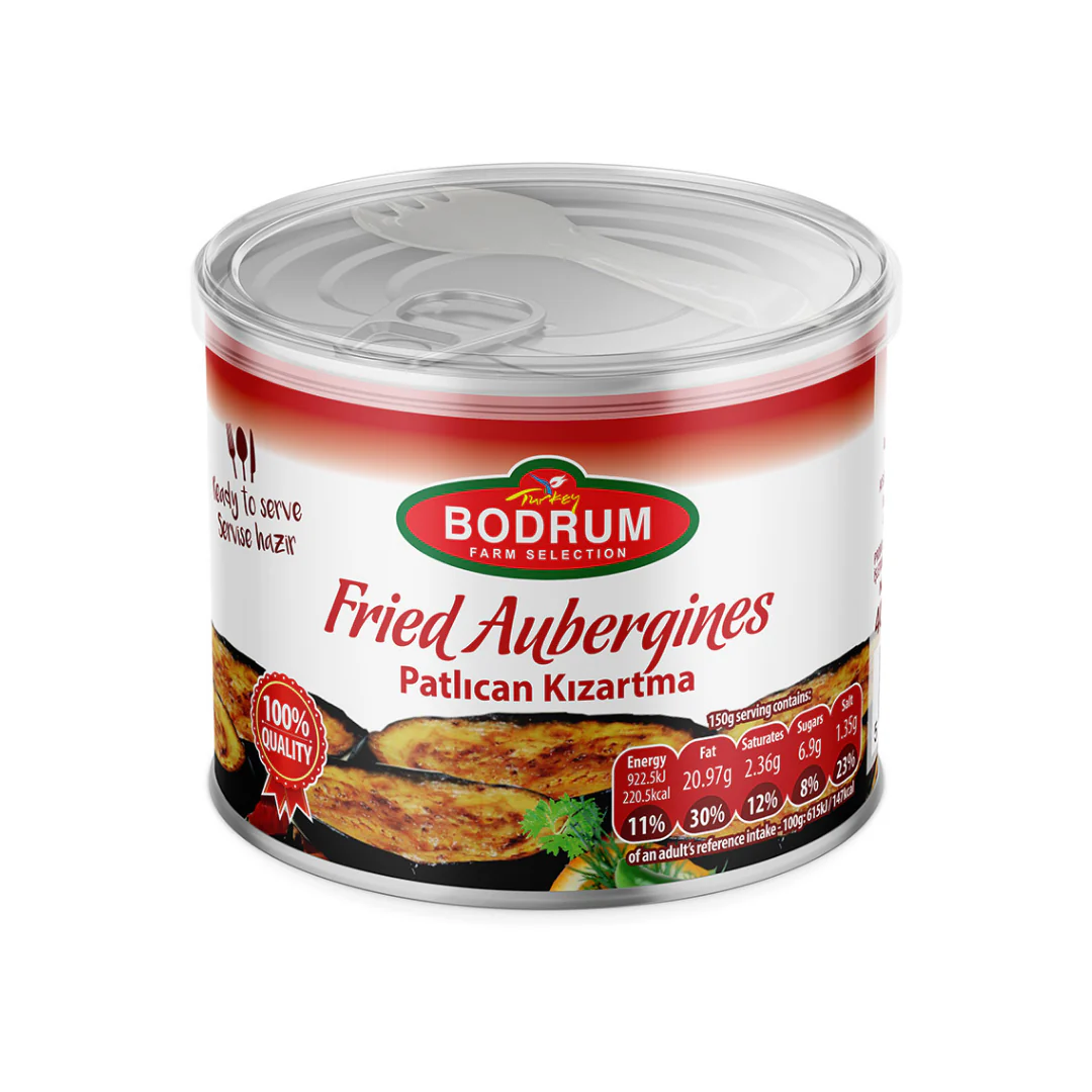 Bodrum Ready Meal – Fried Eggplant Slices 400gr