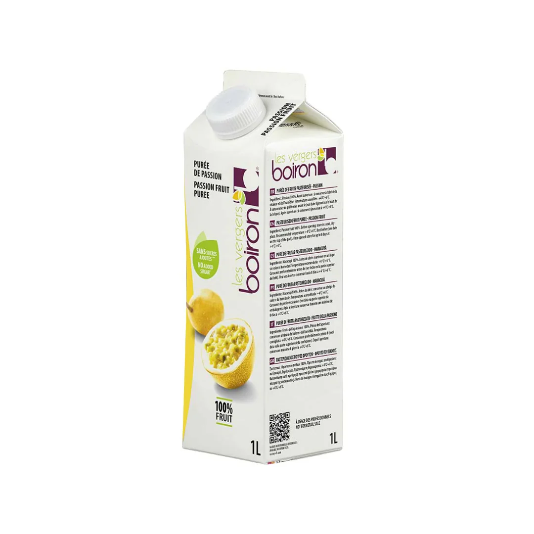 Boiron Passion Fruit Puree 1lt No Sugar