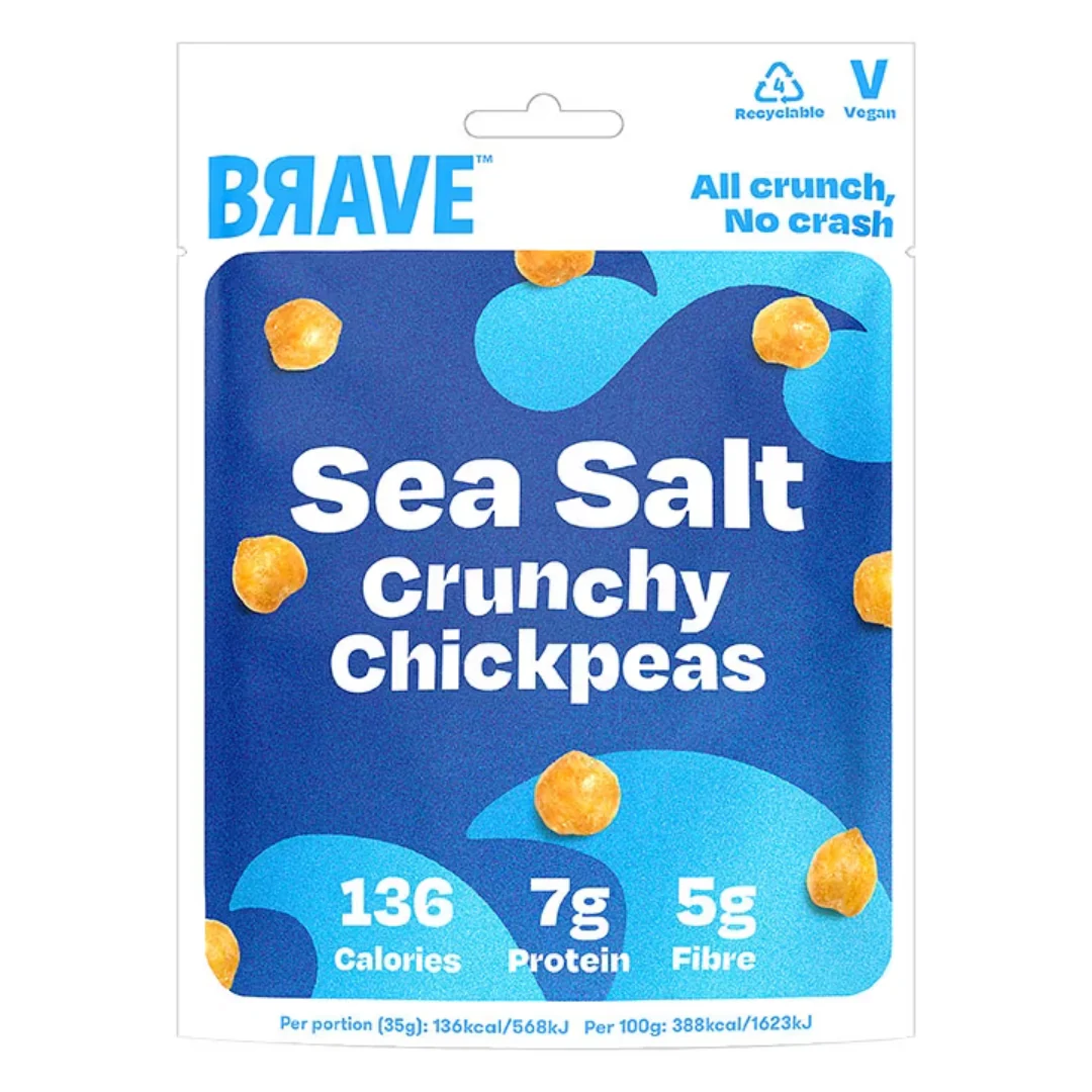 BRAVE Crunchy Chickpeas Sea Salt 35g
