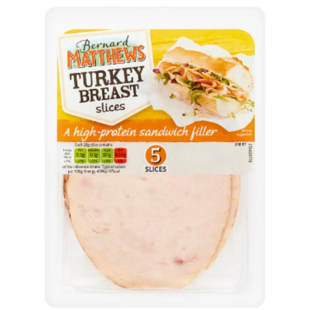 Bernard Matthews Turkey Breast 5 Slices 100g x 12